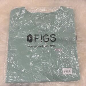 Figs Jade Catarina One-Pocket Scrub Top Small